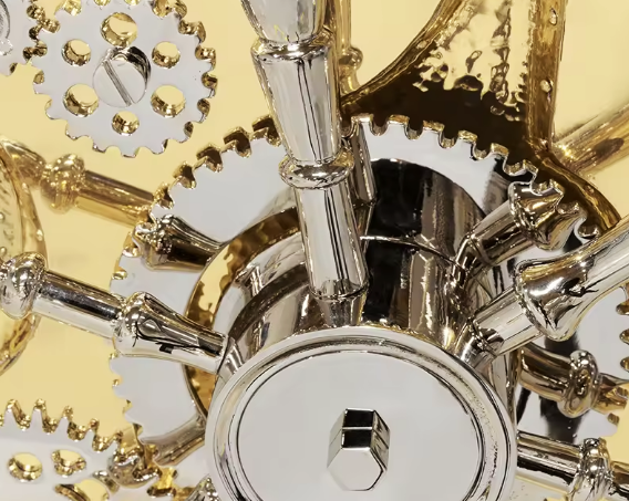 luxury villa home locking anti-theft stainless steel safe gold